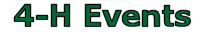 4-H Events